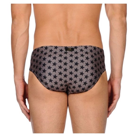 'I-AM' Men's All-Over Stars Printed SWIMSUIT - Picture 8 of 12